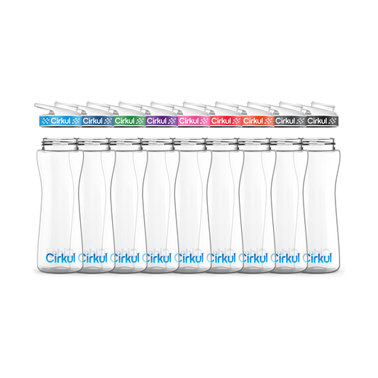 22oz. Plastic Bottle & Comfort Grip Lid
