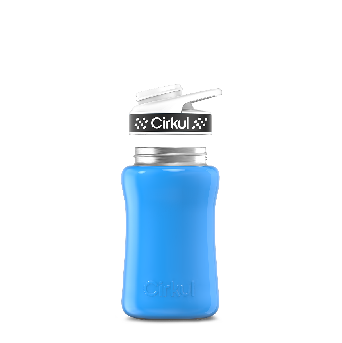 12oz. Stainless Steel Bottle & Comfort Grip Lid