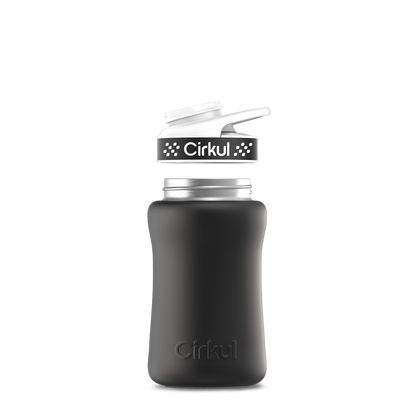 12oz. Stainless Steel Bottle & Comfort Grip Lid