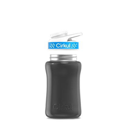 12oz. Stainless Steel Bottle & Comfort Grip Lid
