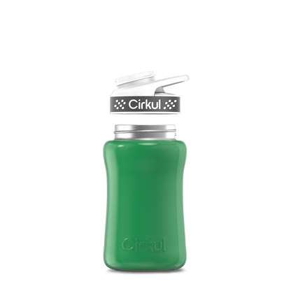 12oz. Stainless Steel Bottle & Comfort Grip Lid
