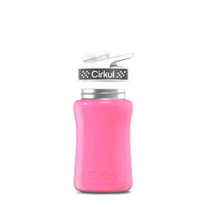 12oz. Stainless Steel Bottle & Comfort Grip Lid