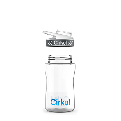 12oz. Plastic Bottle & Comfort Grip Lid