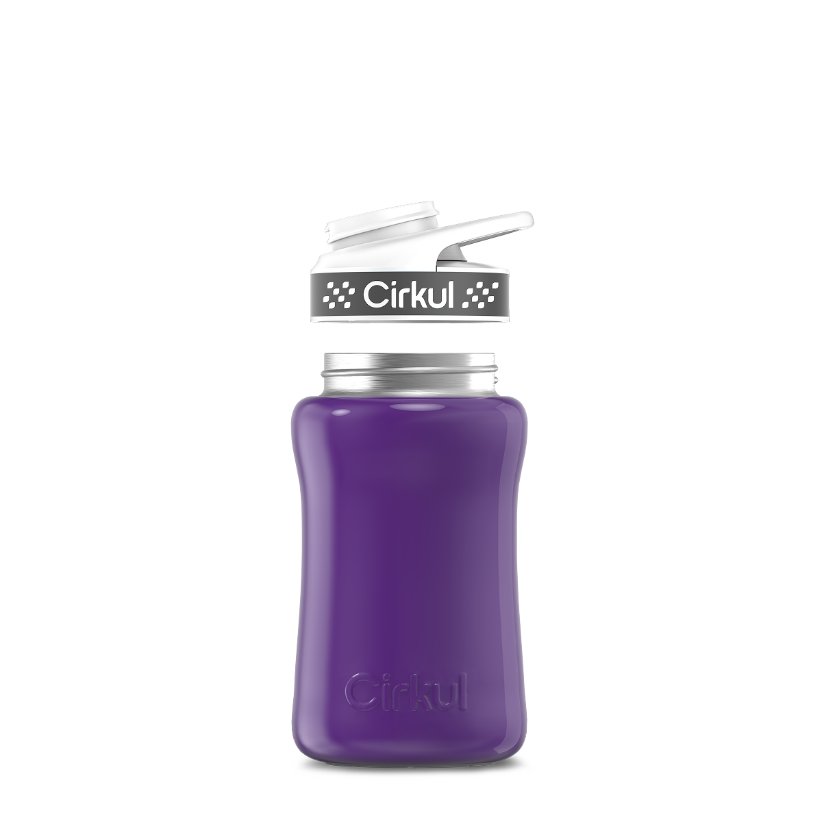 12oz. Stainless Steel Bottle & Comfort Grip Lid