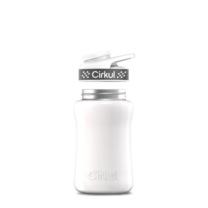 12oz. Stainless Steel Bottle & Comfort Grip Lid