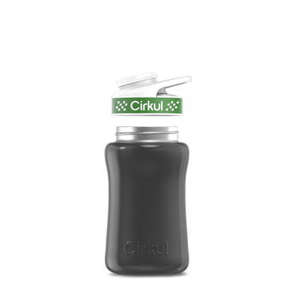 12oz. Stainless Steel Bottle & Comfort Grip Lid