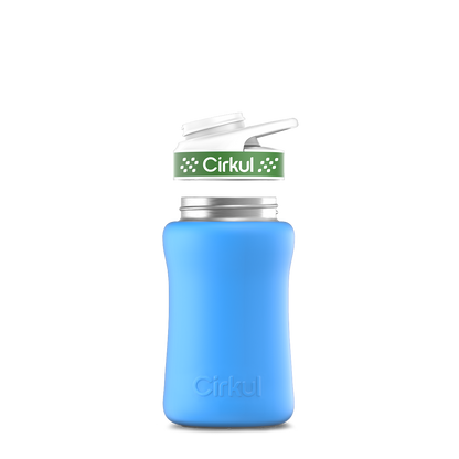 12oz. Stainless Steel Bottle & Comfort Grip Lid