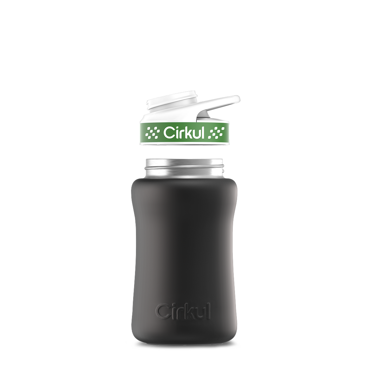 12oz. Stainless Steel Bottle & Comfort Grip Lid
