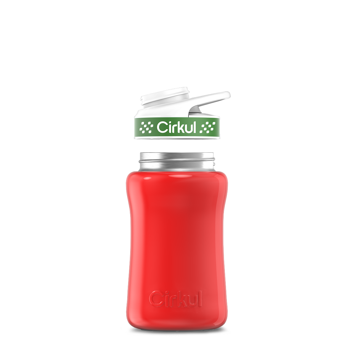 12oz. Stainless Steel Bottle & Comfort Grip Lid