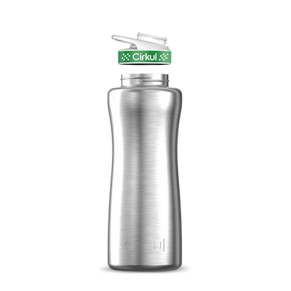 32oz. Stainless Steel Bottle & Comfort Grip Lid