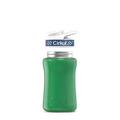 12oz. Stainless Steel Bottle & Comfort Grip Lid