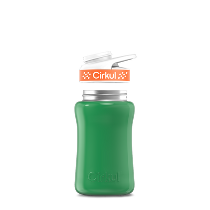 12oz. Stainless Steel Bottle & Comfort Grip Lid
