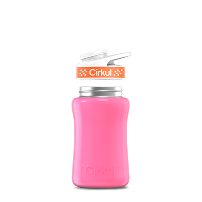 12oz. Stainless Steel Bottle & Comfort Grip Lid