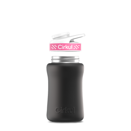 12oz. Stainless Steel Bottle & Comfort Grip Lid