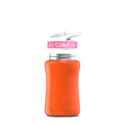 12oz. Stainless Steel Bottle & Comfort Grip Lid