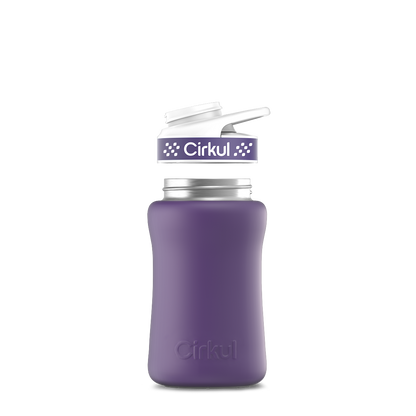 12oz. Stainless Steel Bottle & Comfort Grip Lid