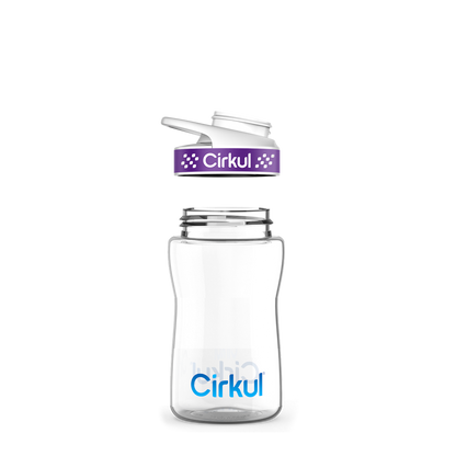 12oz. Plastic Bottle & Comfort Grip Lid