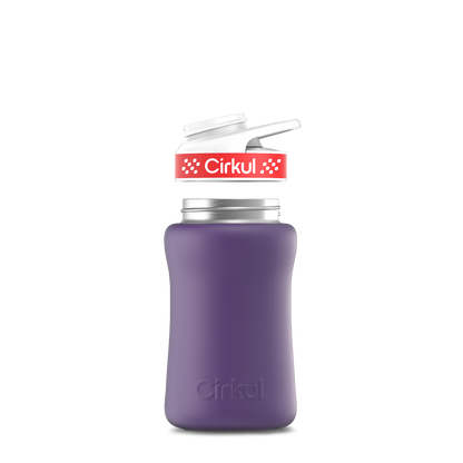 12oz. Stainless Steel Bottle & Comfort Grip Lid