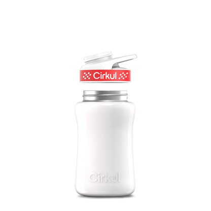 12oz. Stainless Steel Bottle & Comfort Grip Lid
